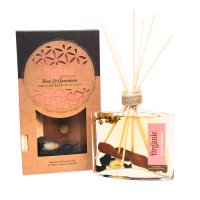 Song of India Organický vonný difuzér Organic Goodness - Rose & Geranium 150 ml