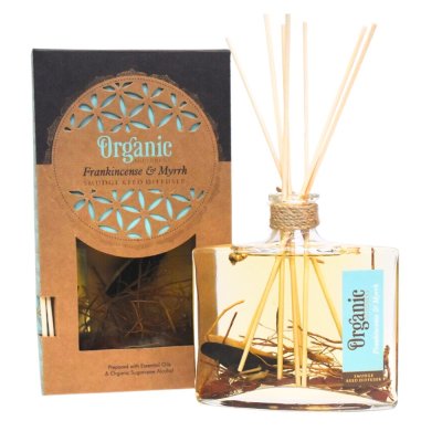 Song of India Organický vonný difuzér Organic Goodness - Frankincense & Myrrh 150 ml