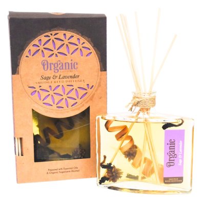 Song of India Organický vonný difuzér Organic Goodness - Sage & Lavender 150 ml