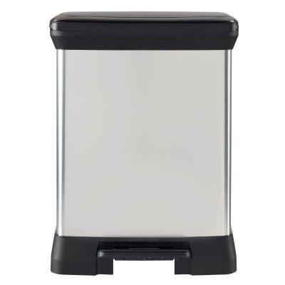 Curver Odpadkový koš Deco Bin Duo 10 + 18 l stříbrný