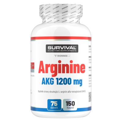 Survival Arginine AKG 1200 mg 150 cps