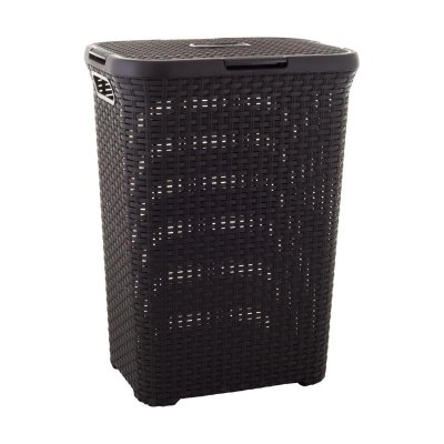 Curver Koš na prádlo Style 60L tmavě hnědý