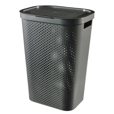 Curver Koš na prádlo Infinity Dots 60L grafitový
