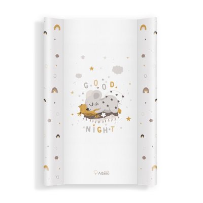Albero Mio Přebalovací podložka na postýlku, tvrdá, 70×47 cm, Good Night