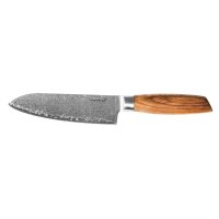 G21 Nůž Gourmet Damascus 17 cm, Santoku, rukojeť zebrawood