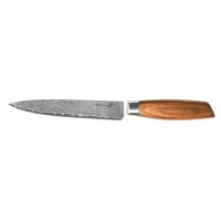 G21 Nůž Gourmet Damascus 18 cm, rukojeť zebrawood