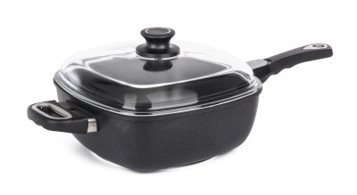 G21 Hluboká pánev Cook 26 cm s poklicí a odnímatelnou rukojetí