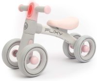 Milly Mally Dětské odrážedlo FLIXY s LED světlem a EVA koly (12–36 měsíců), růžové