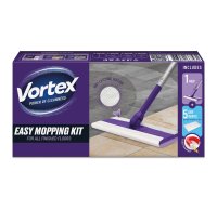Vortex Souprava na lehké vytírání podlah mop 1 ks + suché ubrousky 5 ks