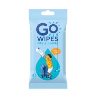 GoWipes Vlhčený toaletní papír pro děti a juniory Plastic Free 10 ks