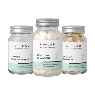 D-LAB Program Krásná pokožka Kolagen + Omega3 + Hyaluronová kyselina 84+28+28 kapslí