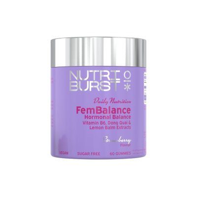 Nutriburst FemBalance Multivitamin gumídci pro ženy 60 ks jahoda
