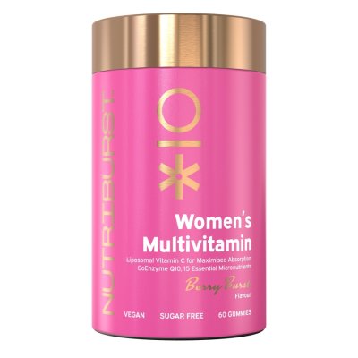 Nutriburst Premium Women’s Multivitamin gumídci s vitamíny 60 ks lesní ovoce