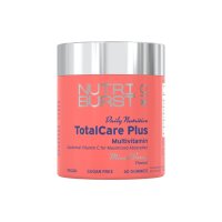 Nutriburst TotalCare Plus multivitaminoví gumídci s vitamíny 60 ks lesní ovoce