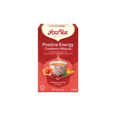 YOGI TEA Pozitivní energie BIO porcovaný čaj 17 sáčků
