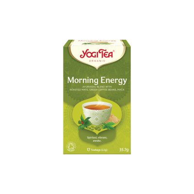 YOGI TEA Ranní energie BIO porcovaný čaj 17 sáčků
