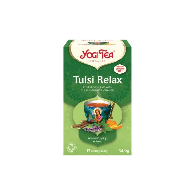 YOGI TEA Tulsi Relax BIO porcovaný čaj 17 sáčků