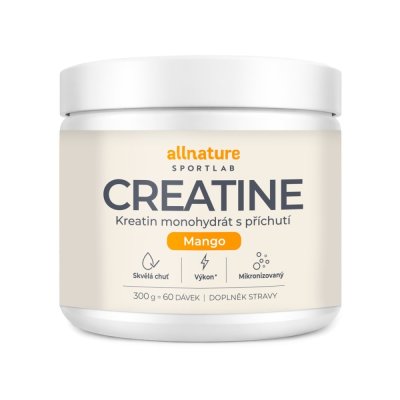 Allnature Sportlab Creatine monohydrát mango 300 g