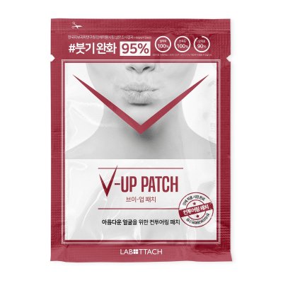 Wooshin Labottach V-Up Hydrogelové náplasti na zpevnění podbradku 2 ks