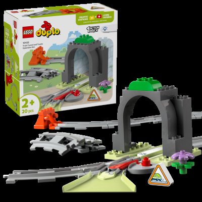 LEGO® DUPLO 10425 Železniční tunel a koleje rozšiřující sada