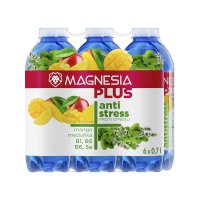 Magnesia Plus Antistress mango meduňka 6x0,7 l