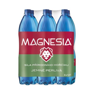 Magnesia Jemně perlivá 6x1,5 l