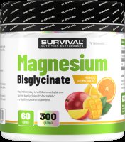 Survival Magnesium Bisglycinate 300 g mango pomeranč