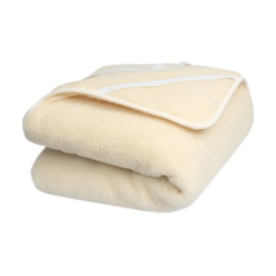 Babička Ovečková Prostěradlo dvouvrstvé z Merino vlny přírodní, 200 x 200 cm