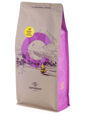 Coffeespot Indonésie Aceh Gayo Washed Wet Hulled zrnková káva 1000 g