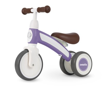 QPlay Qplay Sweetie – dětské odrážedlo 3v1 s EVA koly (1–3 roky) - fialové