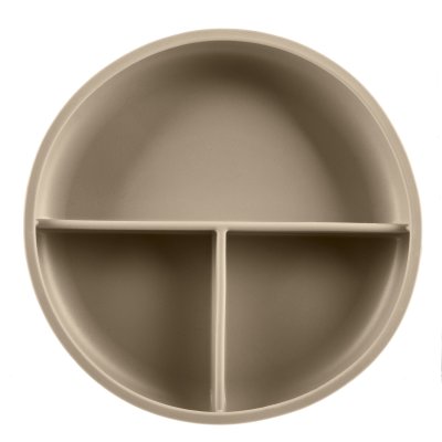 Zopa Silikonový dělený talířek s přísavkou, Sand Beige 4