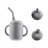 Zopa Silikonový hrníček 2v1, Dove Grey 1