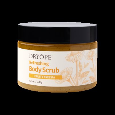 DRYOPE Fruity Freesia osvěžující body scrub 230 g