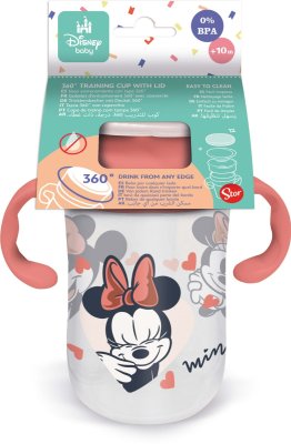 Stor Minnie tréninkový hrnek s úchyty 395 ml