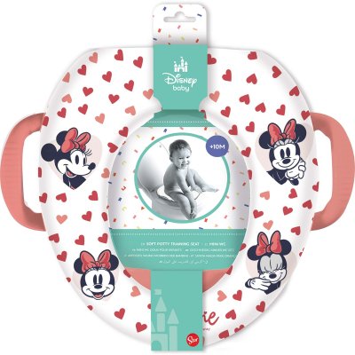 Stor Minnie měkké sedátko na wc s držadly 1 ks