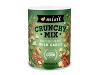 MIXIT Crunchy mix - Sýr, crunchy corn a oříšky s medvědím česnekem 300 g