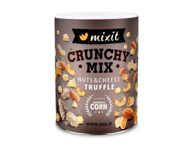 MIXIT Crunchy mix - Sýr, crunchy corn a oříšky s lanýžem 300 g