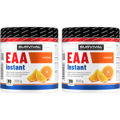 Survival EAA Instant AKCE 1+1 300 g pomeranč +  300 g pomeranč