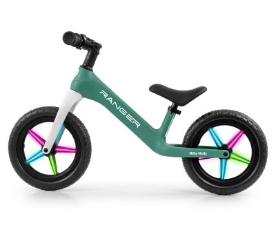 Milly Mally Dětské odrážedlo Ranger Flash 12" EVA, zelené