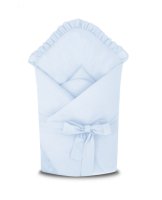 Baby Nellys Rychlozavinovačka s volánkem a stuhou Royal - sv. modrá