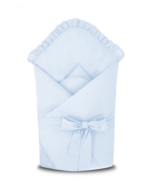 Baby Nellys Rychlozavinovačka s volánkem a stuhou Royal - sv. modrá