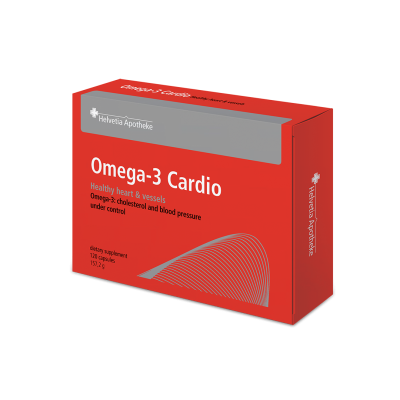 Helvetia Apotheke Omega-3 Cardio 120 kapslí