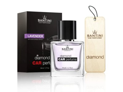 Santini Vůně do auta - Diamond Lavender ANTISTRESS