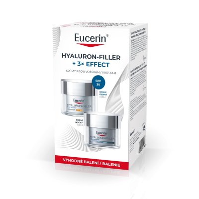 Eucerin Hyaluron-Filler + 3x Effect denní a noční krém 2x50 ml