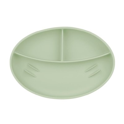 Babymoov silikonový talíř Green