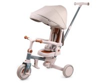 Milly Mally Dětská tříkolka 5v1 ZIPPY – odrážedlo s vodící tyčí, modré