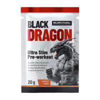 Survival Black Dragon Ultra Stim Pre-workout 20 g energy drink