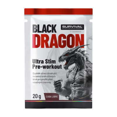 Survival Black Dragon Ultra Stim Pre-workout 20 g cuba libre