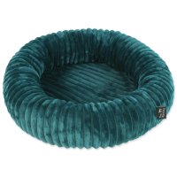 Dog Fantasy Pelech Stripe kulatý smaragdově zelený 60cm