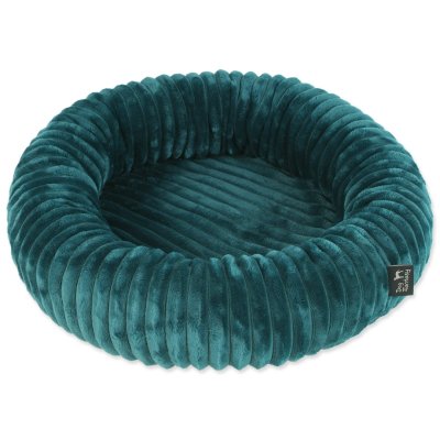 Dog Fantasy Pelech Stripe kulatý smaragdově zelený 60cm